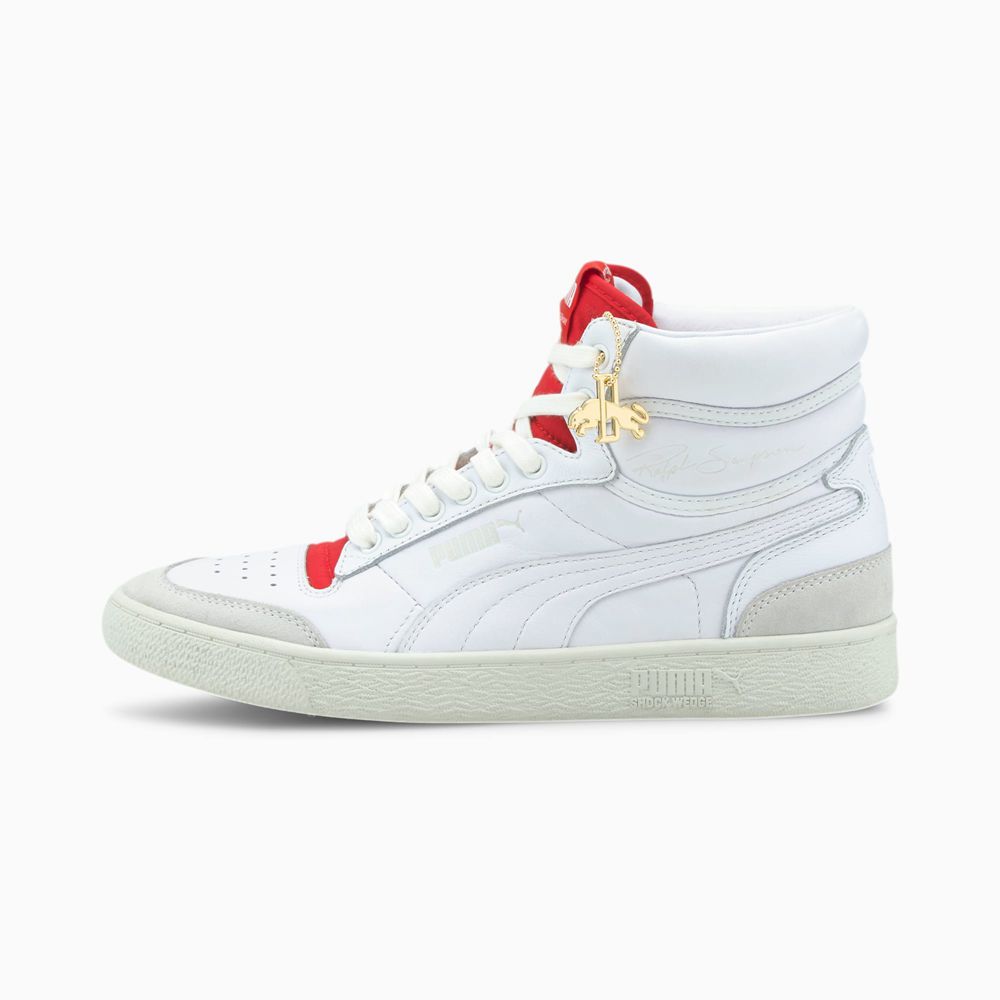 Puma Ralph Sampson Mid Cut Rudolf Dassler Legacy Női Sportcipő - Piros ( Hungary - LHADC5168 )
